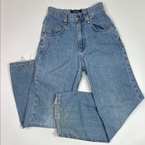 Vintage Lee Pipes Denim Jeans Youth Size 14 Slim 24x28